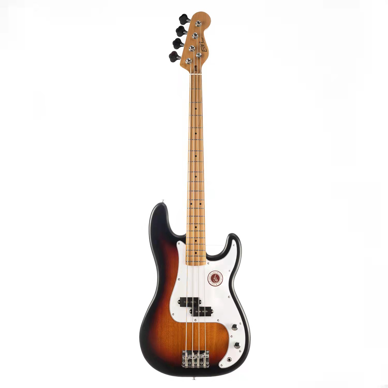 גיטרה בס חשמלית Eart Guitars B-10 Roasted Maple Neck Mahogany Body 4 Strings Bass Guitar color Sunburst