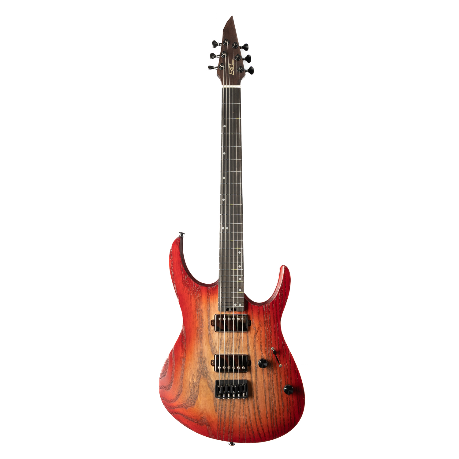 גיטרה חשמלית Eart Guitars H6-PRO Ash Body Wenge Neck Metal Electric Guitar Color red