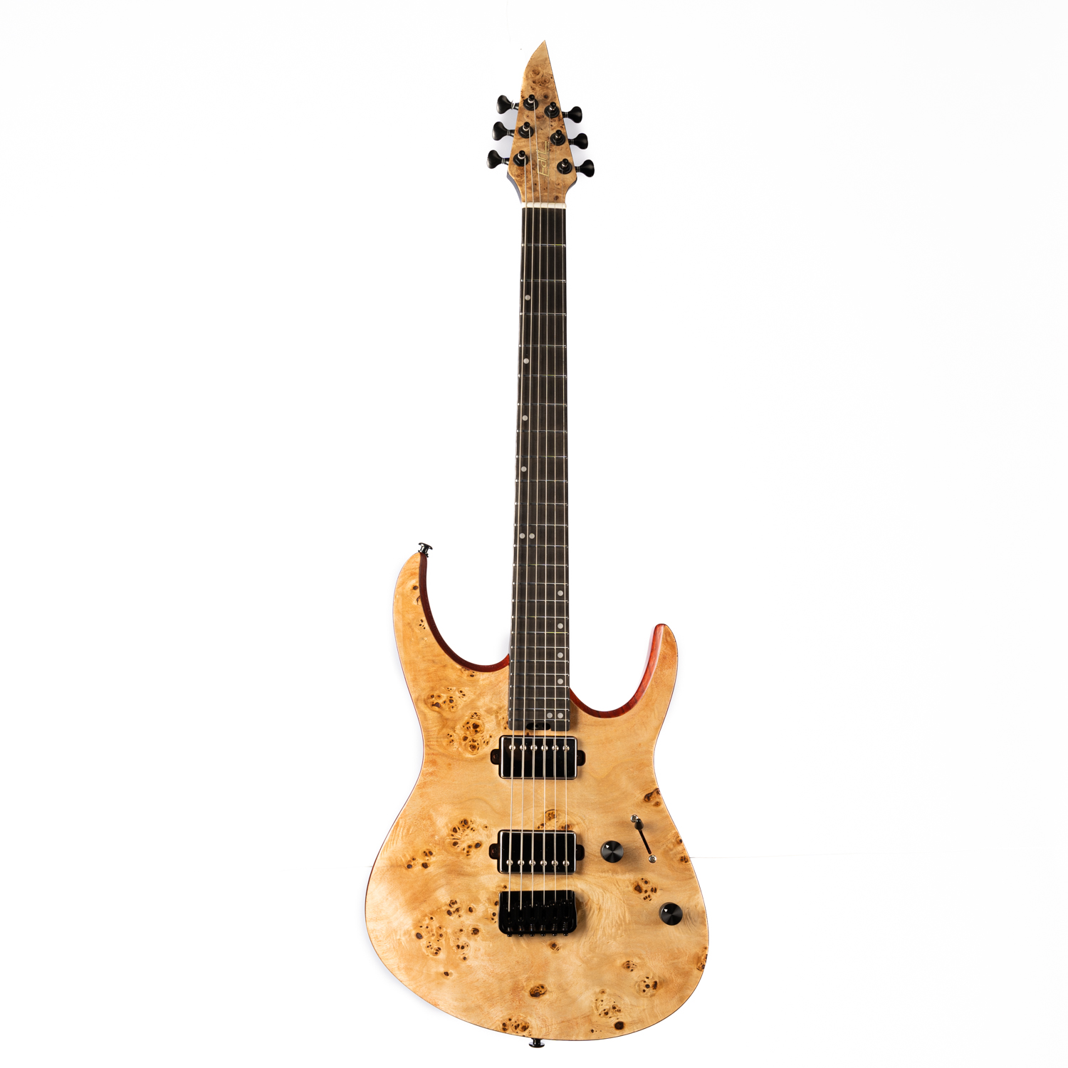 Eart Guitars H6-PRO Ash Body Wenge Neck Metal Electric Guitar Color Natural