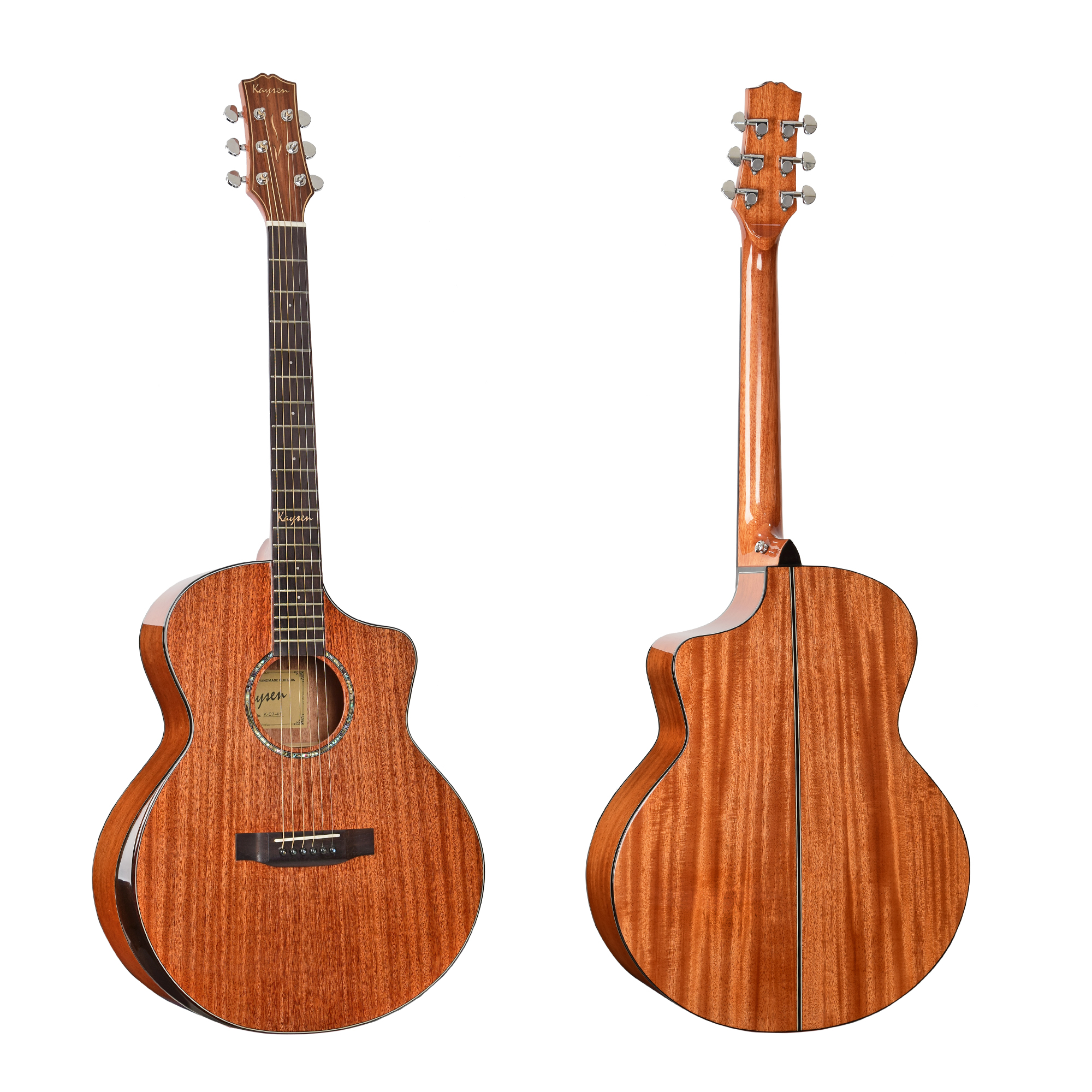 גיטרה אקוסטית מוגברת Electric Acoustic guitar solid wood top
