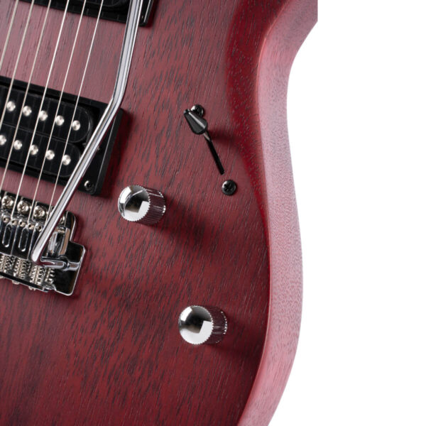 גיטרה חשמלית CORT X100 Open Pore Black Cherry Burst H,