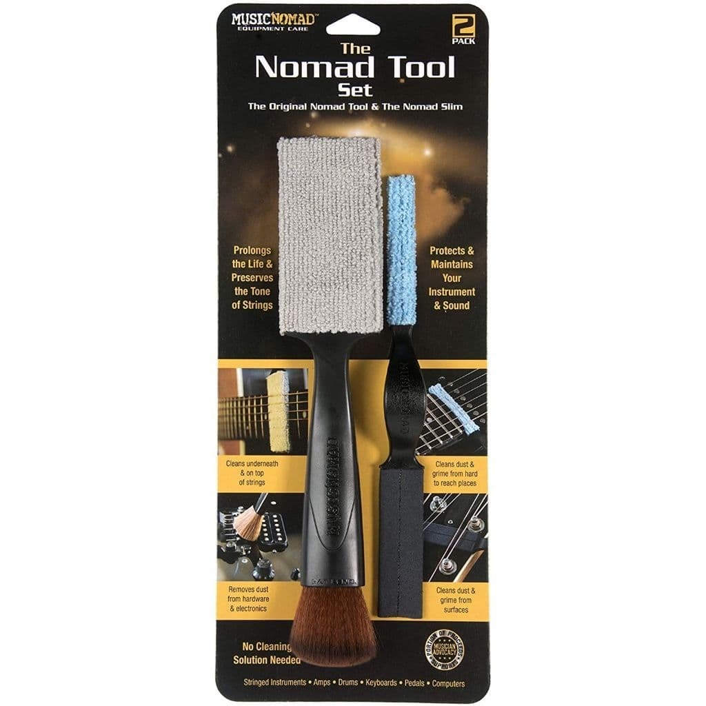 סט 2 מברשות לניקוי גיטרה The Nomad Tool MN204 Musicnomad