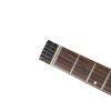 Eart Guitars, GW2 Headless Solid Body Electric Guitar, Right Handed, Compound U To C Shape Neck, Black