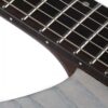 Eart Guitars, GW2-Pro, Roasted Ash Body Wenge Neck Headless Electric Guitar, Trans White