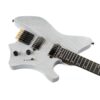 Eart Guitars, GW2-Pro, Roasted Ash Body Wenge Neck Headless Electric Guitar, Trans White