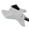 Eart Guitars, GW2-Pro, Roasted Ash Body Wenge Neck Headless Electric Guitar, Trans White